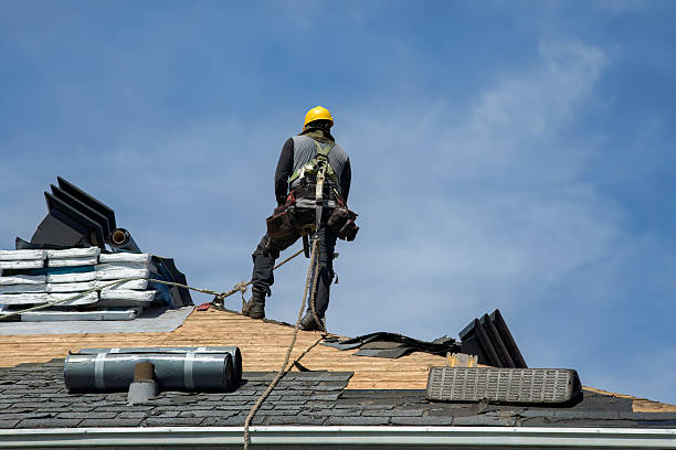 Professional Roof Replacement technician working in Perryopolis, PA